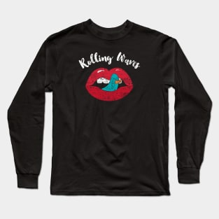 Rolling waves for Surfer girls Long Sleeve T-Shirt